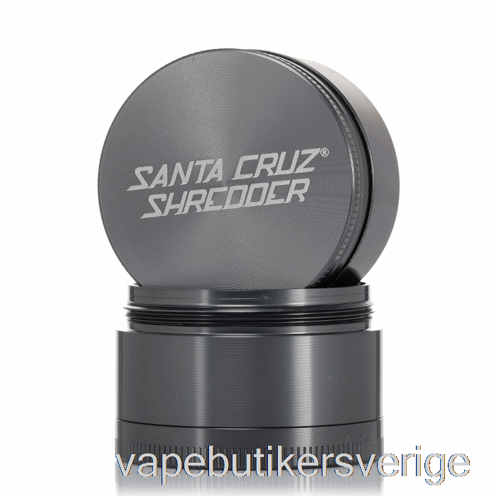 Vape Sverige Santa Cruz Shredder 2,2 Tum Medium 4-delad Kvarn Grå (53mm)